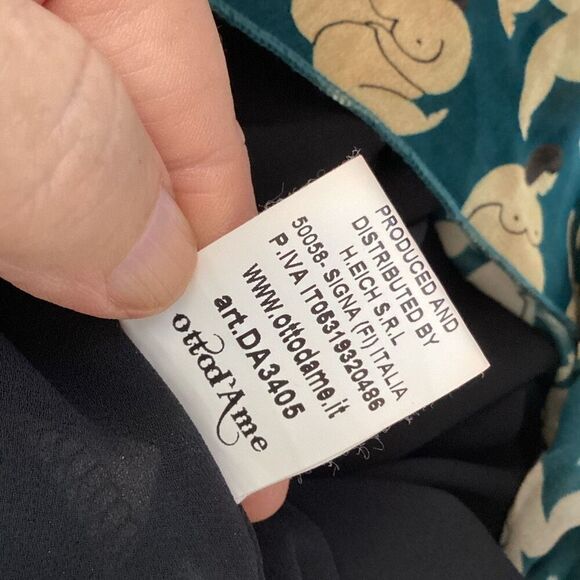 Anthropologie Ottod’ame Femme Tie Neck Dress US 8 Naked Women Made in Italy - Picture 13 of 14